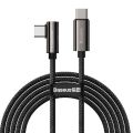 Baseus Legend Series Elbow Type-C to Type-C 100W 2M Fast Charging Data Cable. 