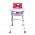 Children's High Chair Baby 4-in-1 Dining Chair Seat Foldable with Tray Height Adjustable. 