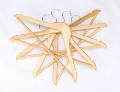 Top quality glory wood hanger natural wooden coat hanger (3 Pcs) - cloth hanger. 