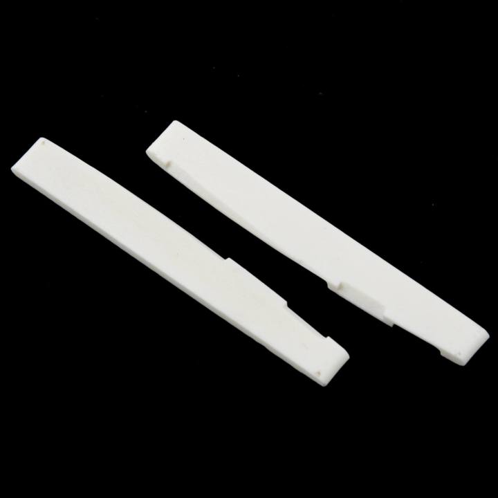Harmony%206%20String%20Acoustic%20Bone%20Bridge%20Guitar%20Slotted%20Saddle%20Guitar%20Parts(Pack%20of%202)%20-%20Image%209
