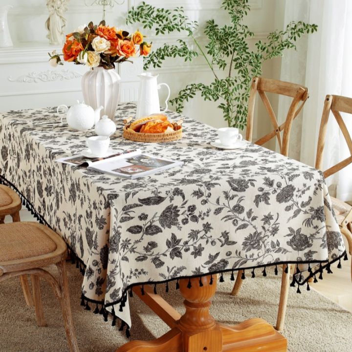 American%20pastoral%20style%20cotton%20linen%20green%20tassel%20tablecloth%20floral%20pattern%20rectangular%20dining%20table,%20coffee%20table%20tablecloth%20cross-border%20wholesale%20-%20Image%207