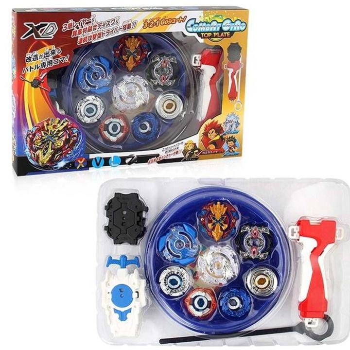 New 4PCS Boxed bayblade Beyblade Burst 4D Set With Launcher B48 B66 B34 B59  Arena Metal Fight Battle Fusion Classic Toys