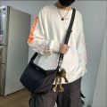 Crossbody Bags Men Simple Large Capacity Retro Solid Zipper Students Harajuku College Bookbag Mens Handbags Shoulder Oxford Chic. 