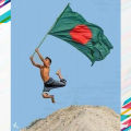 Premium National Flag Bangladesh 6ft x 3.5ft Factory Direct Supply Set B Chinese Fabrics Potaka Any Event Qualities Exhibit Patriotism Celebrating Victory or Independence Day Stationery & Craft article Green Red Colored - Awesome Gift Item Model. 