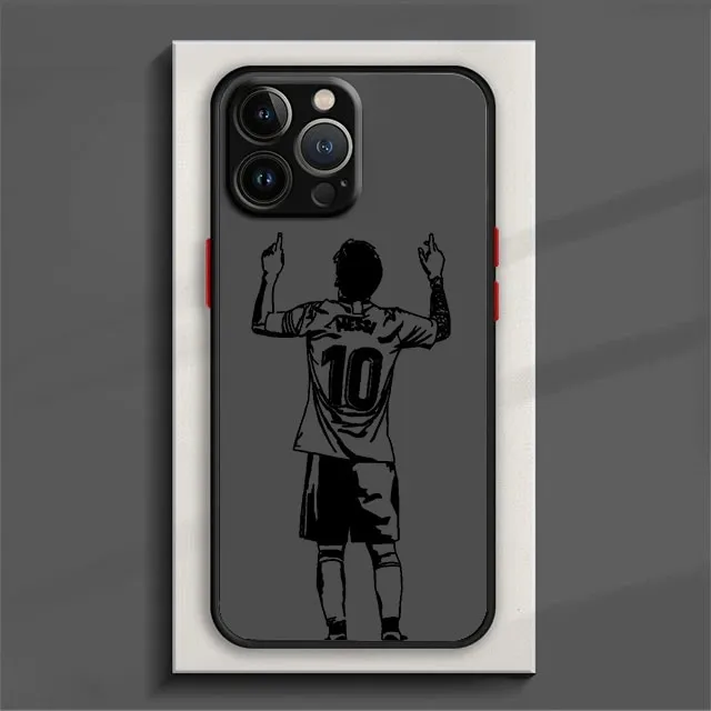 Football%20Spuerstar%20M-messi%20Phone%20Case%20For%20iPhone%2015%2014%2013%2012%2011%20Pro%20Max%20mini%20XS%20Max%20XR%20X%208%20Plus%20SE%20Frosted%20Translucent%20Cover%20-%20Image%203