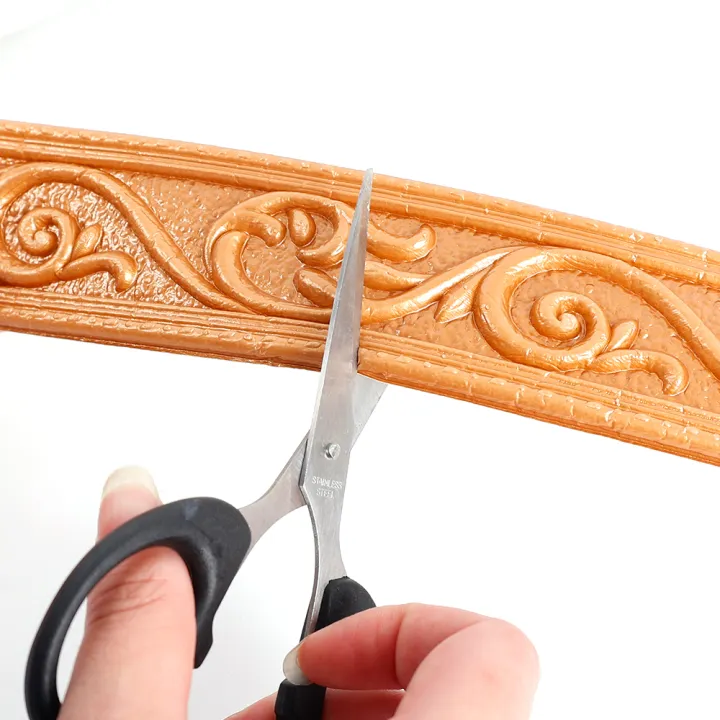 1/5rolls%20Waterproof%20Self-Adhesive%203D%20Skirting%20Wall%20Stickers%20TV%20Background%20Wall%20Border%20Edge%20Strip%20Foam%20Waist%20Line%20Carved%20Wallpaper%20Sticker%20-%20Image%205