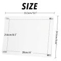 A4 Acrylic Photo Frame Display Stand Paper Holder Certification Holder for Bedroom Dormitory Tabletop Decorations. 