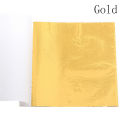 100 Sheets Gold Foil Leaf Gilding Handicrafts Craft Paper Decoration Tool MJD. 