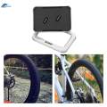 2 Pieces Titanium Alloy Cap for Mountain Bike, Road Bike Presta Black.