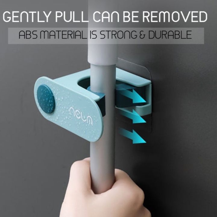 Non-Marking%20Mop%20Holder/%20Broom%20Clip%20Household%20Hook%20Hanger%20Free%20Punching%20Bathroom%20Wall%20Bracket%20Adhesive%20Storage%20-%20Image%205