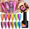 LILYCUTE Sparkling 7ml Cat Magnetic Gel Nail Polish Double Light Rainbow Effect Semi Permanent Soak Off UV LED Varnish Manicure. 