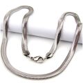 Fashionable Rounded Snake Chain Necklace for Men. 