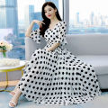 New Women's Attractive Stylish Premium Quality Dot Print One Piece Long Kurti.