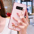 COROGI for Samsung Galaxy Note 8 Back Cover + Love Heart Bracelet Luxury Glossy Shiny Plating Bumper Ladies Case Soft Silicone Protective Phone Cases. 