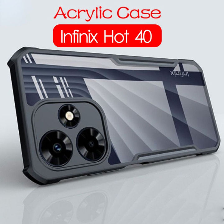 For Infinix Hot 40 / Hot 40 Pro Back Case XUNDD Shockproof Bumper Phone Cover Case For Infinix Hot 40 Pro / Hot 40 Transparent Hard Silicone Premium Case