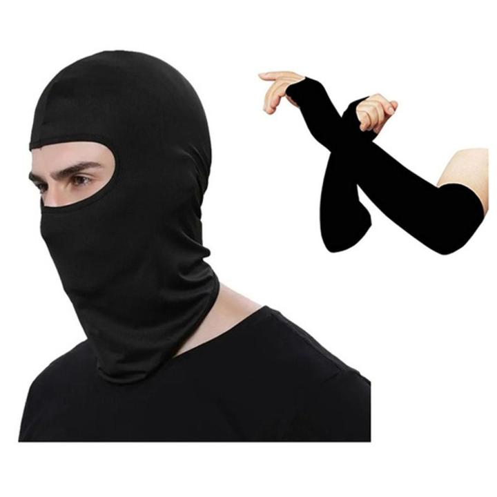 Combo Pack Outdoor sports Face Balaclava & Hand Gloves For Men