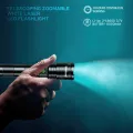 Sunford SF-471ZL Telescoping Zoomable 20W High Powered White LASER LED Flashlight - 1 Piece.
