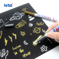 Paint Marker Leto golden and silver marks on anything, oil based LT-1103. 