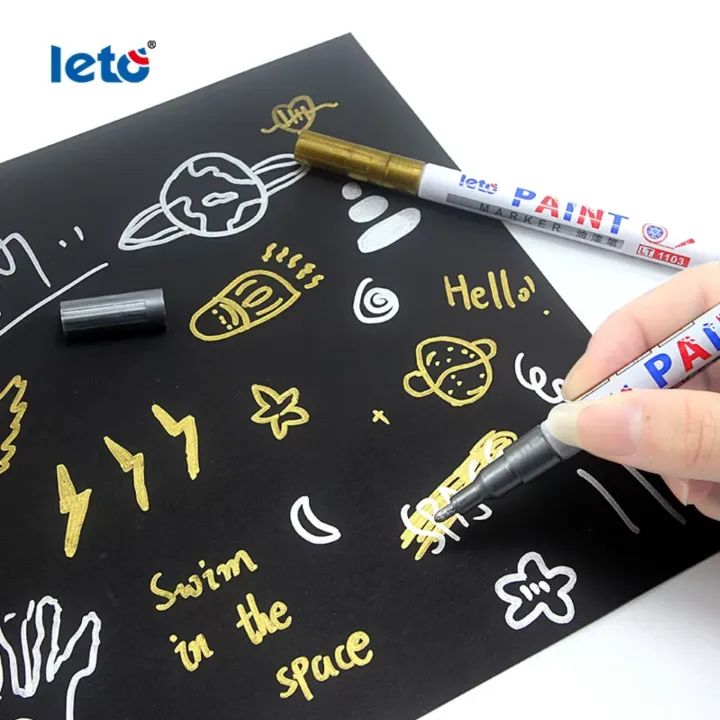 Paint%20Marker%20Leto%20golden%20and%20silver%20marks%20on%20anything,%20oil%20based%20LT-1103%20-%20Image%202