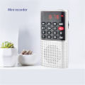 【FUPANG】Kebidu L-328 Portable Speaker & Mini Voice Recorder 2 in 1 Function Auto TF Aux Audio Music.