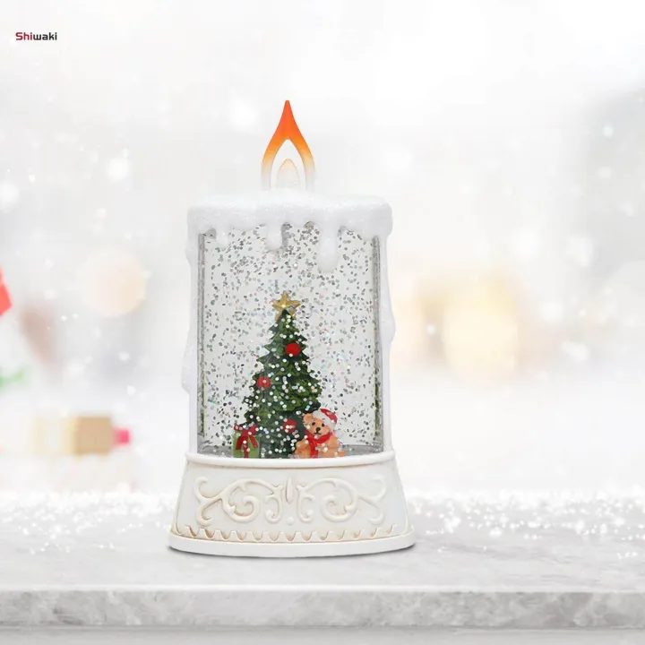 Christmas%20Candle%20Light%20Decorative%20Candle%20Water%20Filled%20Sequins%20Snow%20Scene%20Flameless%20Candle%20LED%20Pillar%20-%20Image%202