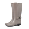 Korean Style New Rain Boots Women's Stylish Rubber Shoes High Waterproof Rain Boots Long Tube Rubber Boots Waterproof Shoes Non-Slip Shoe Cover. 
