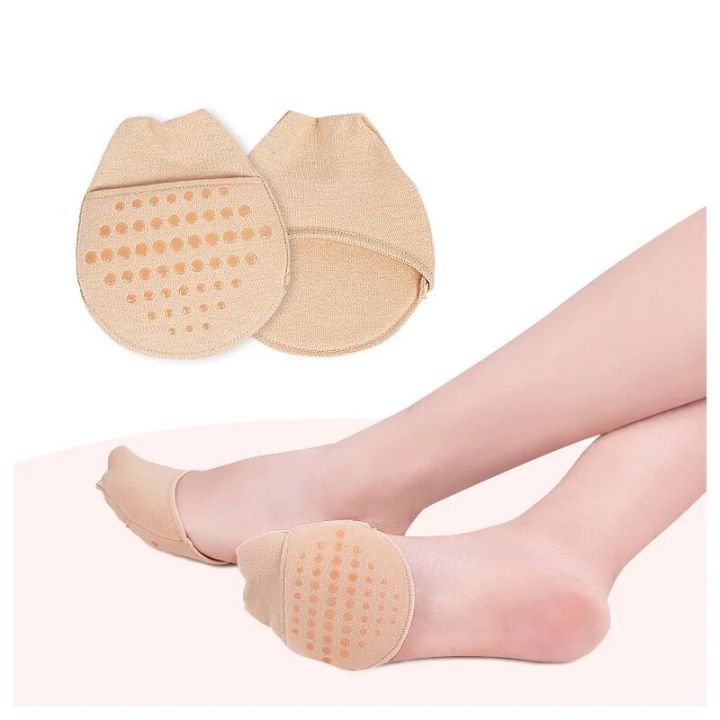 Women's%20Invisible%20Toe%20Cover%20with%20Padding%20Toe%20Topper%20Liner%20Socks%20Non-Skid%20Bottom%20for%20High%20Heels%20Insert%20Insole%20Heel%20Protector%20-%20Image%202