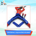 Spiderman Crawling Holding Gun Action Toy with Lights & Sound for Kids 2-6 Years. 