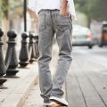 Men's Brand Jeans High Quality Gray Mens Retro Baggy Jeans Hip Hop Loose Skateboard Denim Pants Brand Clothes Size 28-48. 