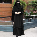 New Attractive Stylish Abaya Borkha Hijab Niqab Full Set, Dubai Charry Fabric For Muslim Women, Borkha. 