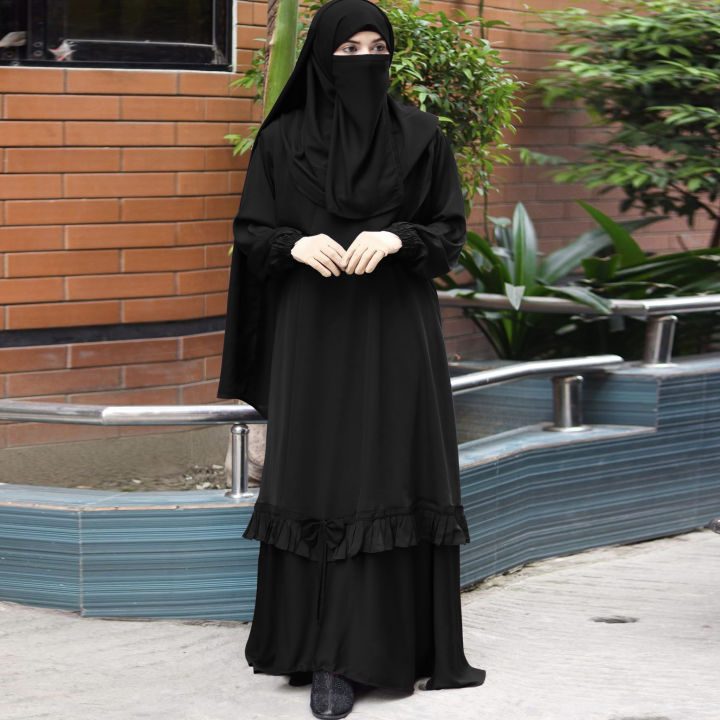 New%20Attractive%20Stylish%20Abaya%20Borkha%20Hijab%20Niqab%20Full%20Set,%20Dubai%20Charry%20Fabric%20For%20Muslim%20Women,%20Borkha%20-%20Image%204