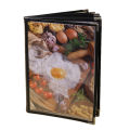 pvc menu holder-1 * Menu Cover 8 Pages 16 View-Transparent & black. 