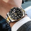Olevs 5885 Fashion Stainless Steel Analoge Wrist Watch For Men.
