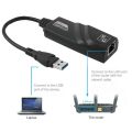 USB 3.0 to 10/100/1000Mbps Gigabit RJ45 Ethernet LAN Network Adapter.
