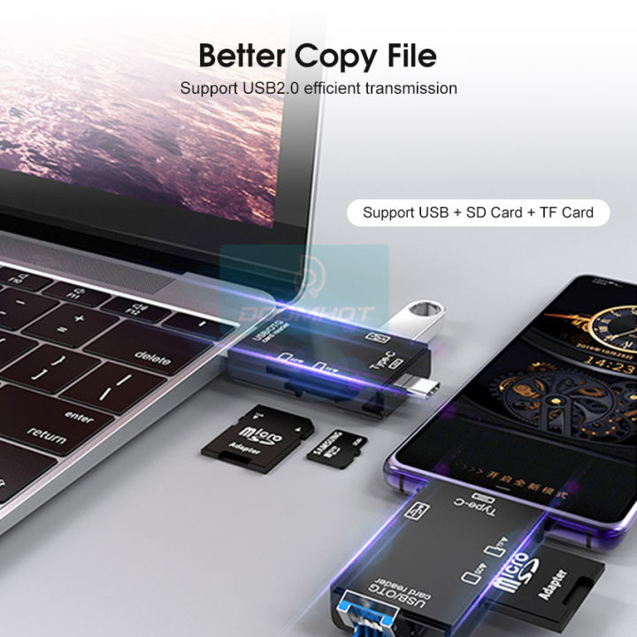 DoomHot%20Multifunctional%206-In-1%20USB%20C%20Memory%20Card%20USB2.0%20+%20Type-c%20+%20Micro%20+%20USB%203-In-1%20Interface%20+%20TF%20/%20SD%20Card%20Reader%206-In-1%20/%205-In-1%20480mbps/s%20-%20Image%203
