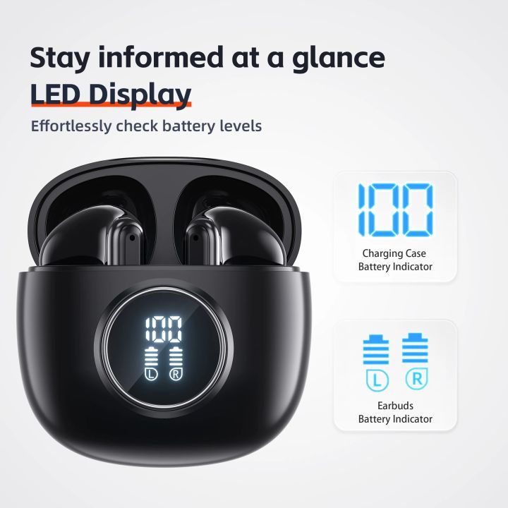 Wireless%20Headphones,QERE%20E40,NEW%20TWS%20Bluetooth%205.3,HD%20Microphone,HIFI%20Earphones,13mm%20Driver,60ms%20Low%20Latency,4%20Mics+ENC%20Call%20-%20Image%204