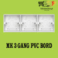 3 GANG MK PVC box.