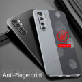 Biruiqu For Xiaomi Mi Note 10 Lite Shockproof Anti Slip Soft TPU Sandstone Matte Back Case Cover. 