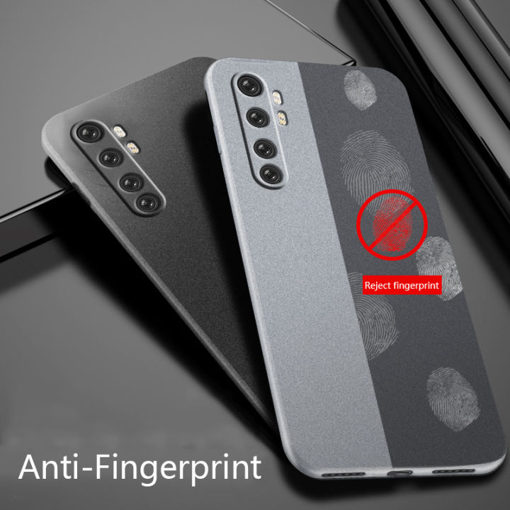 Biruiqu%20For%20Xiaomi%20Mi%20Note%2010%20Lite%20Shockproof%20Anti%20Slip%20Soft%20TPU%20Sandstone%20Matte%20Back%20Case%20Cover%20-%20Image%205