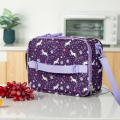 Interior Exterior Zippered Pockets Water Bottle Holder Kids Lunch Bag Durable Double Insulated Water-Resistant Fabric.