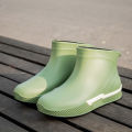 Korean Style Rubber Shoes Fashion Water Boots Thick High-End Rain Boots Rain Boots Waterproof Shoes Girls Good-looking Internet CelebrityinsPersonality. 