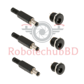 3 Pair Male & Female DC Power Jack & Socket Combo | 5.5×2.1mm Connector Set for Arduino, LED, CCTV, Router & DIY Electronics Projects.