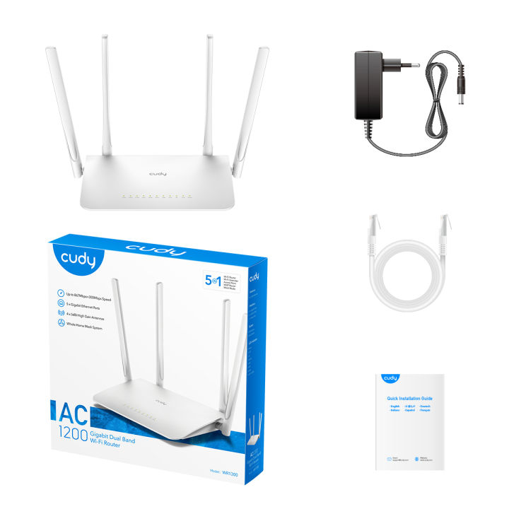 Cudy%20WR1300%20AC1200%20Dual%20Band%20Wi-Fi%20Router%20-%20867Mbps%20at%205GHz%20and%20300Mbps%20at%202.4GHz%20-%205x%20Gigabit%20Ethernet%20Ports%20-%204%20x%205dBi%20High%20Gain%20Antennas%20-%20Whole%20Home%20Coverage%20-%20White%20-%20Image%2010