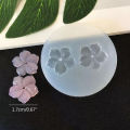 1Pc Mirror DIY Crystal Epoxy Mold UV Flower Handmade Pendant Hairpin Decoration Qoddess. 