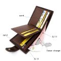 Men's Wallet Made Of Leather Genuine Purse Short Hasp Portmoney Slim Port Money Billeteras Para Hombre Cuero Carteira Masculina.