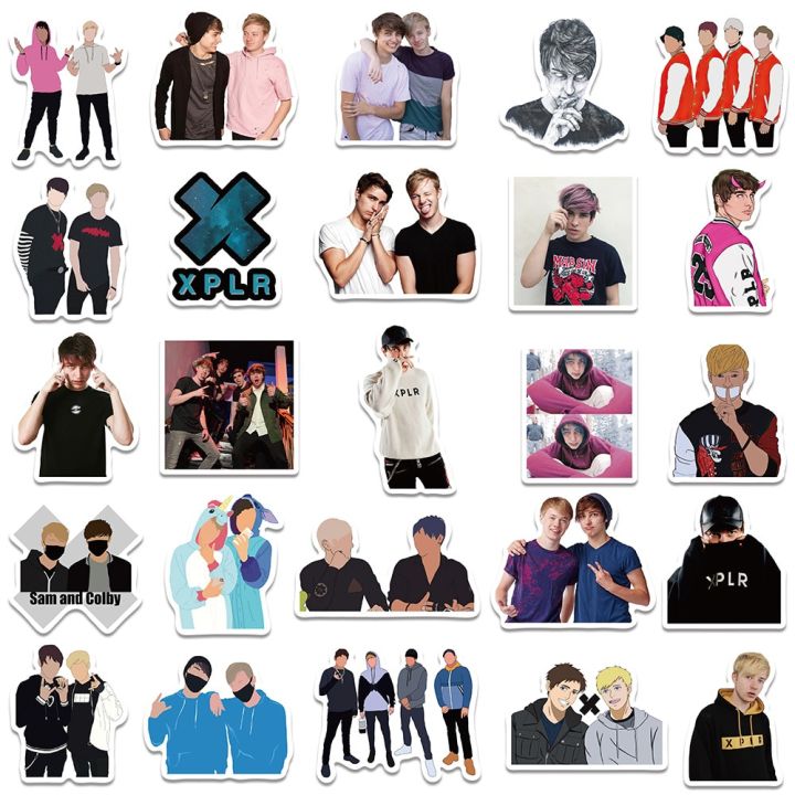 10/50Pcs%20Influencer%20Sam%20and%20Colby%20Stickers%20Funny%20Cool%20Graffiti%20Decals%20For%20Laptop%20Phone%20Guitar%20Luggage%20Diary%20Car%20Bottle%20Stickers%20-%20Image%204