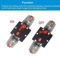 DC 12V 20A Car Protection Audio Inline Circuit Breaker (12V 20A). 