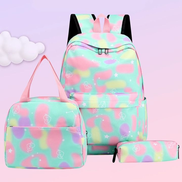 3%20s/set%20Fashion%20Large%20Capacity%20Backpacks%20Women%20Nylon%20Rucksack%20Casual%20School%20Shoulder%20Bag%20Lunch%20Bag%20Sets%20for%20Teens%20Girls%20Travel%20-%20Image%206
