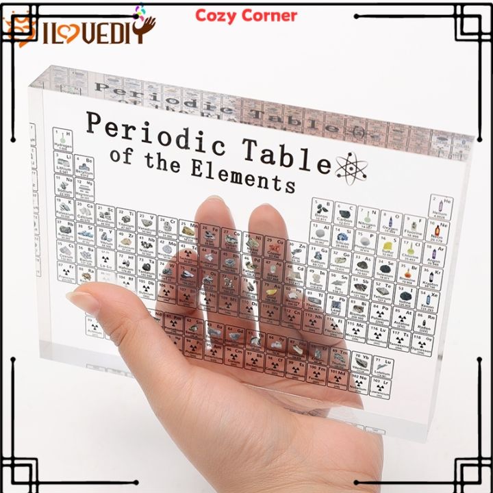 CozyClear Periodic Table Study - Periodic Table - Chemical Element Display Poster - Student Chemistry Teaching Decoration - Elements Desk Display