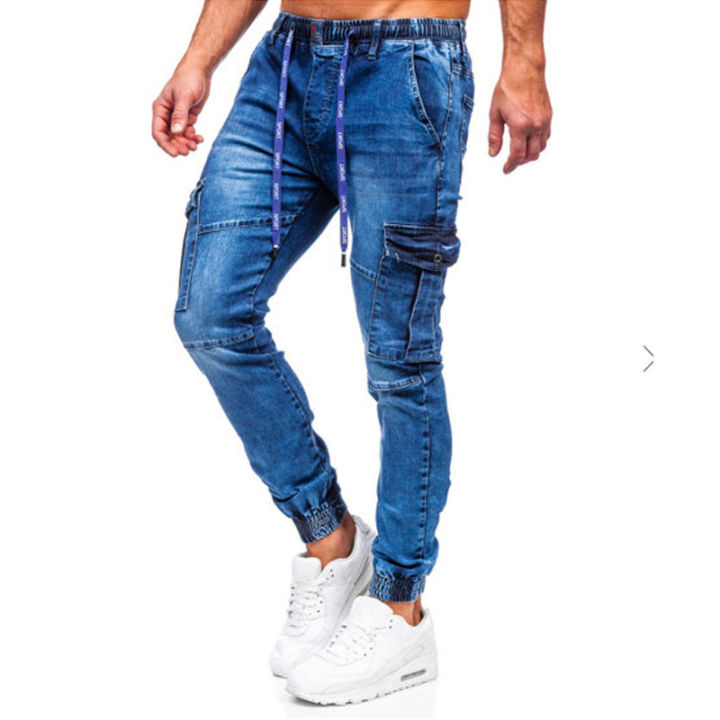 Fashionable Denim Cargo Pant For Men_u3206